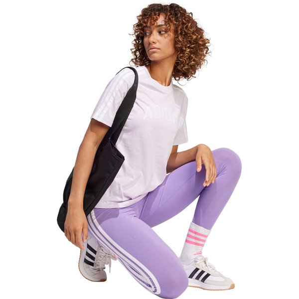 Koszulka damska Lounge Soft-Side Graphic Adidas - pink