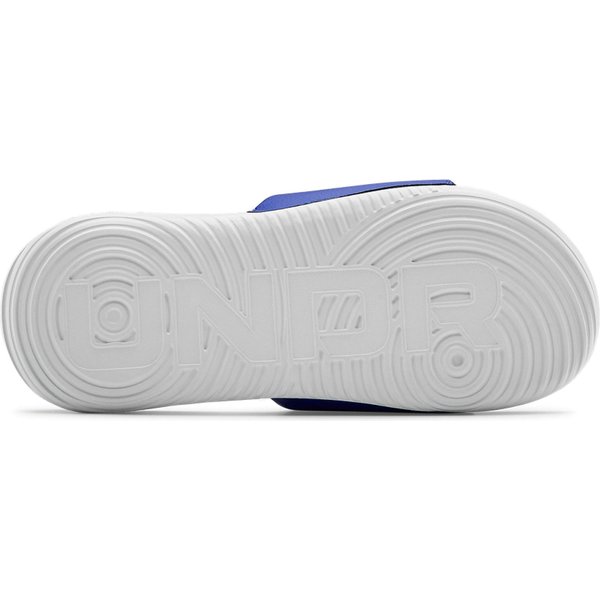 Klapki Ansa Fix Jr Under Armour - białe/niebieskie