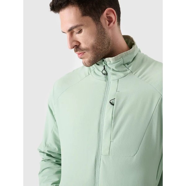 Kurtka puchowa męska TDJAM568 4F - mięta