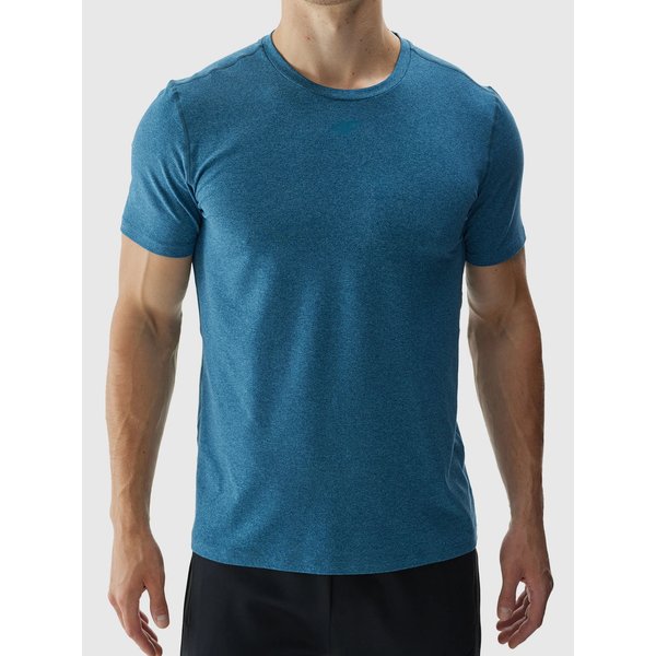 Koszulka męska TFTSM1003 4F - morska zieleń melanż