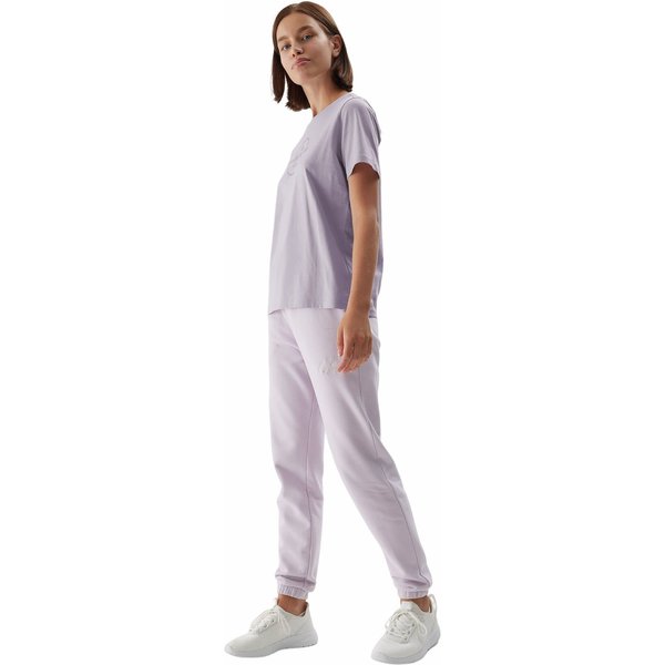 Koszulka damska 4FAW23TTSHF0902 4F - jasny fiolet