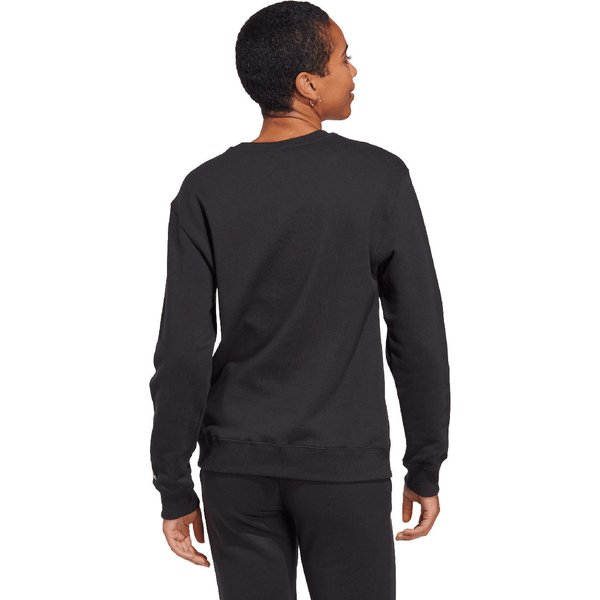 Bluza damska Essentials Linear French Terry Adidas - czarny