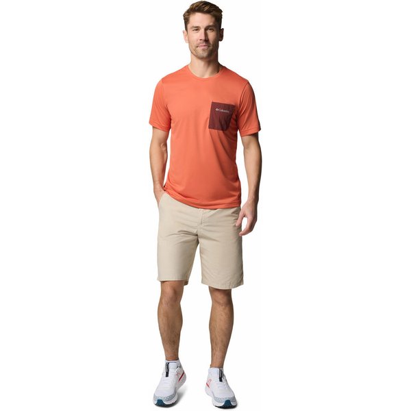 Koszulka męska Hike Pocket SS Columbia - Tuscan Heather, Spice