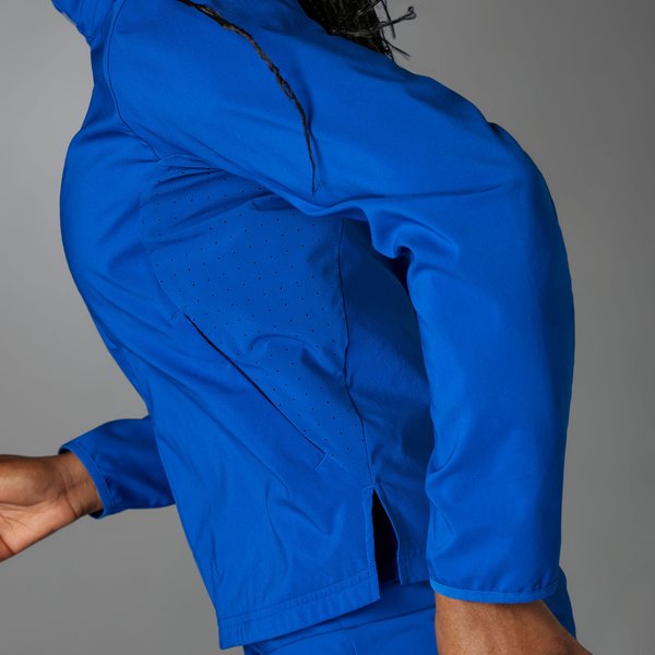 Kurtka damska Adizero Essentials Running Adidas - niebieska