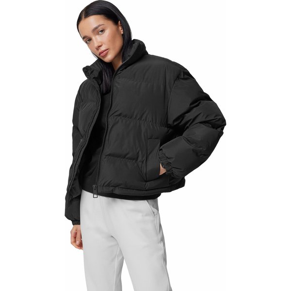 Kurtka puchowa damska OTHAW23TDJAF254 Outhorn - głęboka czerń