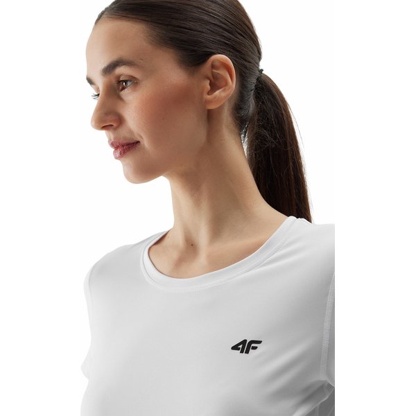 Koszulka damska 4FWSS24TFTSF604 4F - biały