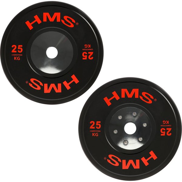 Talerze olimpijskie BTBR Set 8 szt. 10-25kg HMS