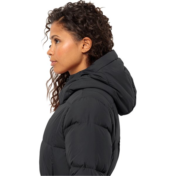Płaszcz puchowy damski Frozen Lake Jack Wolfskin - black
