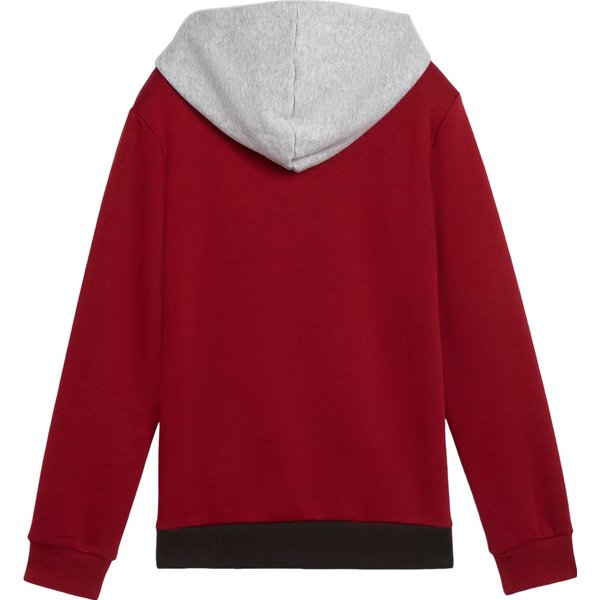 Bluza juniorska ESS Block Hoodie FL B Puma - Intense Red