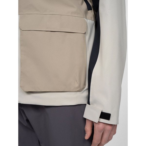 Kurtka męska H4L22 KUM060 4F - brązowa