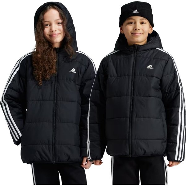Kurtka juniorska Ess 3S Pad Adidas - czarna