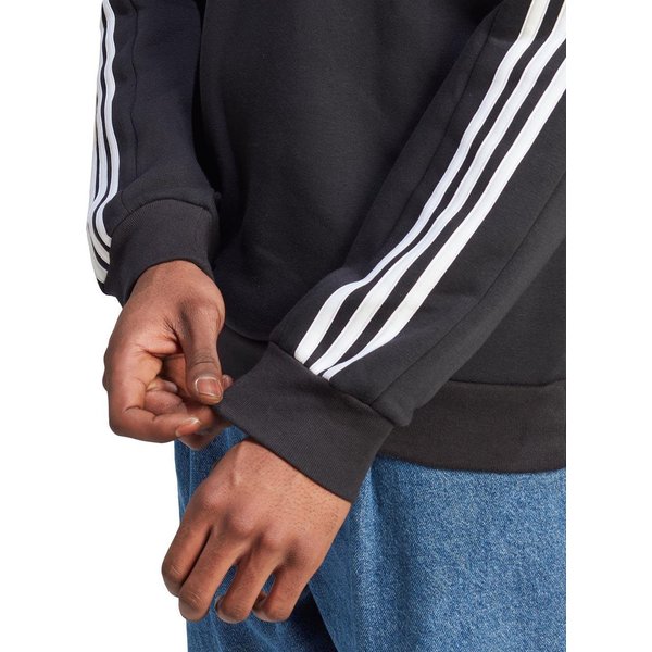 Bluza męska Essentials Fleece 3-Stripes Adidas - czarna