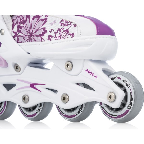 Rolki regulowane z wymienną płozą 2w1 My Skate Max Power Allright - beauty