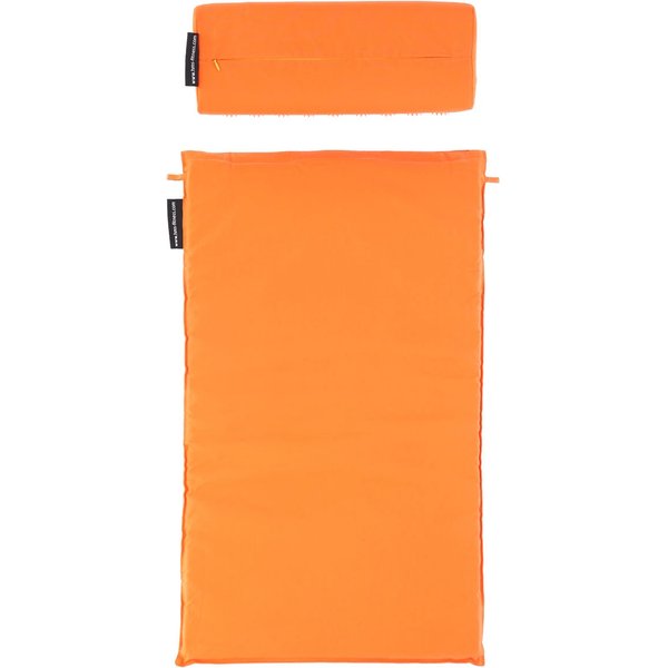 Zestaw do akupresury: mata + poduszka AKM03 HMS Premium - orange