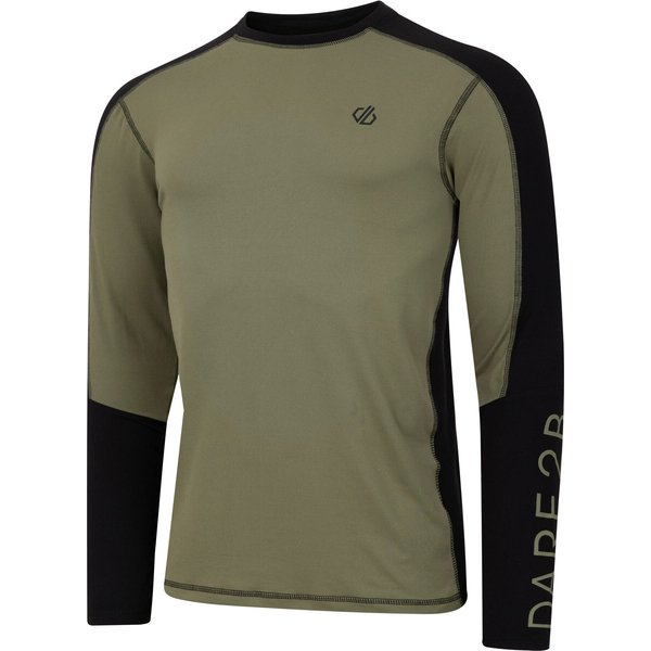 Bielizna termoaktywna męska Exchange IV Baselayer Set Dare2B - olivine green/black