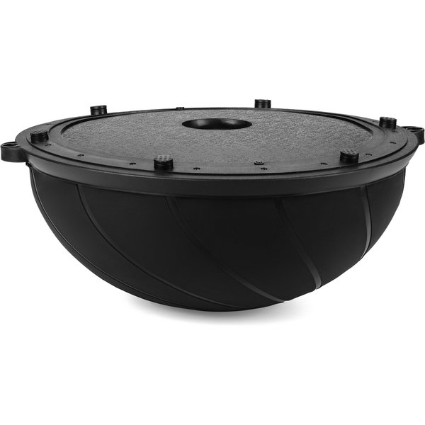 Platforma do balansowania półpiłka do ćwiczeń Flex Core + pompka Gymtek - black