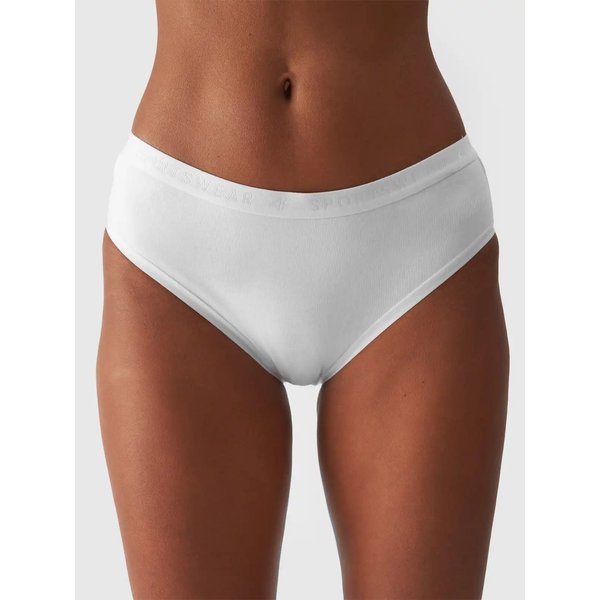 Majtki damskie 4FWMM00UPTSF025 2 pary 4F - biały