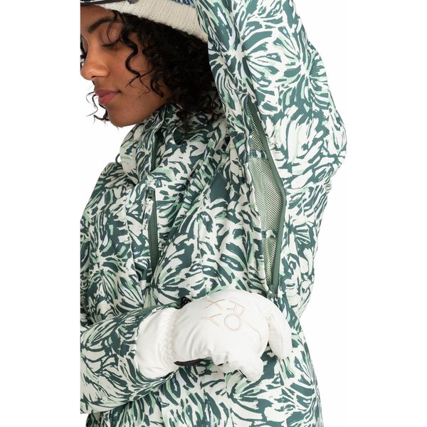 Kurtka narciarska damska Roxy Jetty Roxy - True Black Pansy Pansy