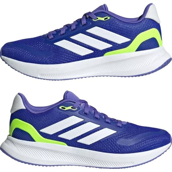 Buty Runfalcon 5 Jr Adidas - Lucid Blue/Cloud White/Lucid Lemon