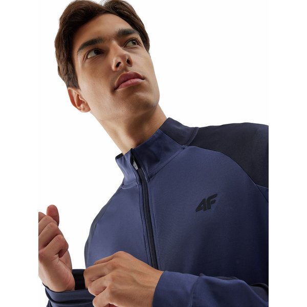 Bluza męska 4FAW23TFSWM210 4F - denim