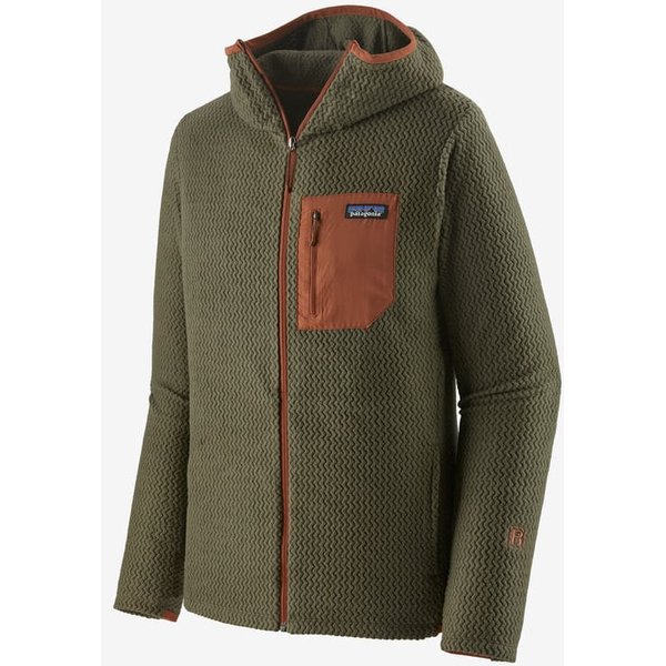Bluza męska R1 Air Full-Zip Hoody Patagonia - basin green