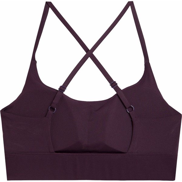 Biustonosz sportowy damski 4FAW23USBAF079 4F - burgund