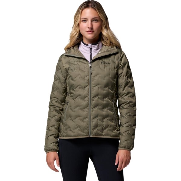 Kurtka puchowa damska Delta Ridge II Down Hooded Columbia - Stone Green