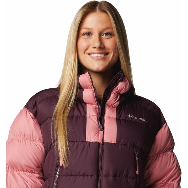 Kurtka puchowa damska Pike Lake II Cropped Columbia - Moonvista, Pink