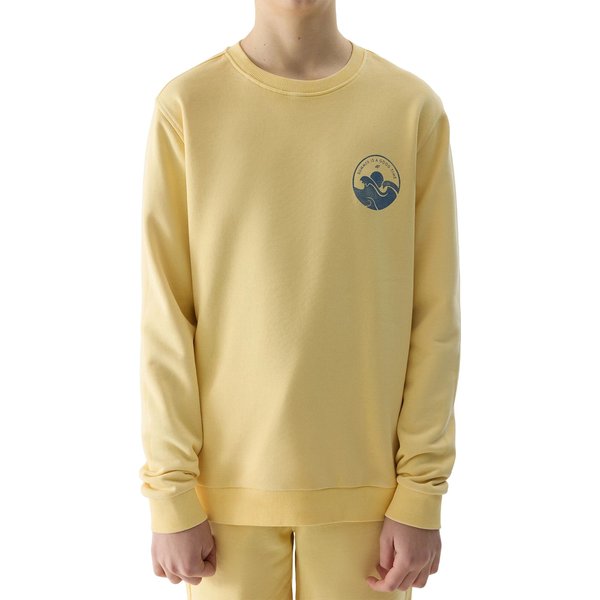 Bluza chłopięca 4FJWSS24TSWSM0936 4F - jasny żółty