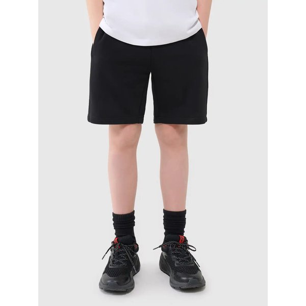 Spodenki chłopięce TSHOM600 4F - głęboka czerń