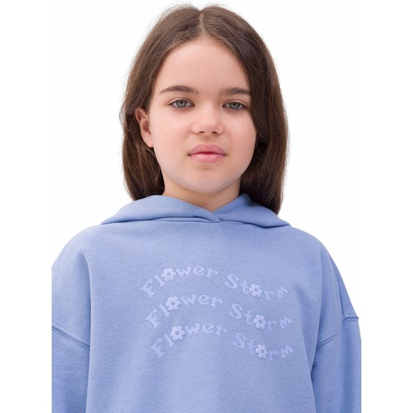 Bluza dziewczęca 4FJWSS24TSWSF0945 4F - denim