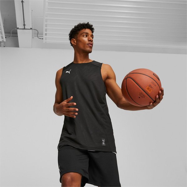 Bezrękawnik męski Hoops Team Reverse Practice Jersey Puma - czarna