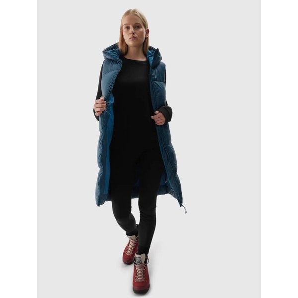 Kamizelka damska TVJAF143 4F - morska zieleń