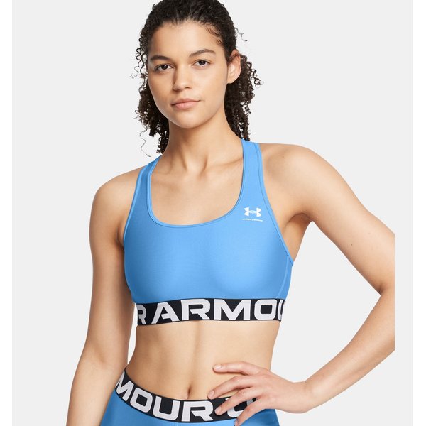Biustonosz sportowy damski HG Mid Branded Under Armour - Horizon Blue/White
