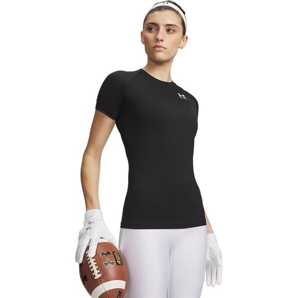 Koszulka damska HeatGear Authentics Compression Under Armour - black