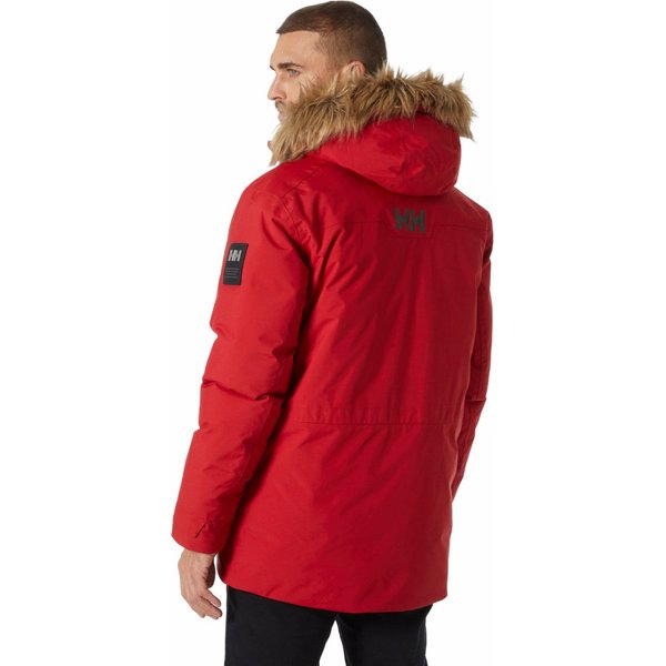 Kurtka męska, parka Nordsjo Parka Helly Hansen - red
