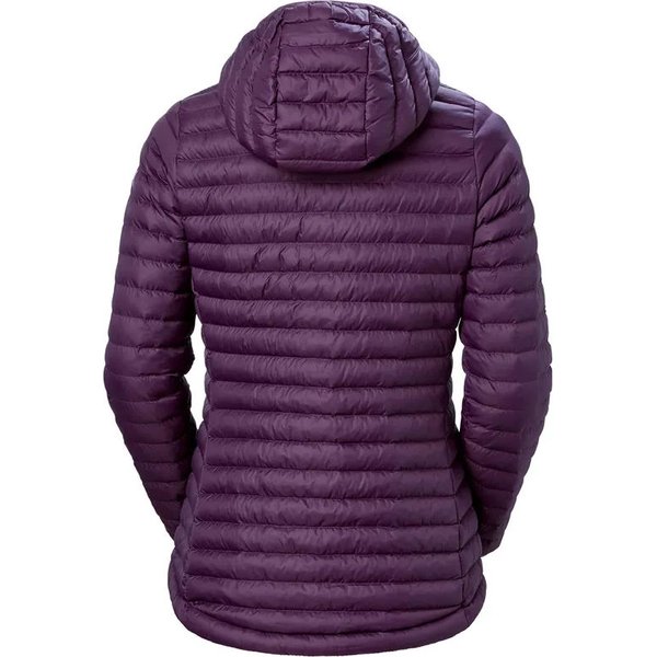 Kurtka puchowa damska Sirdal Hooded Insulator Helly Hansen - fioletowa