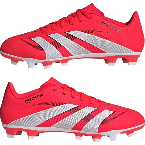 Buty piłkarskie, korki Predator Club FG/MG Adidas - Lucid Red/Cloud White/Core Black