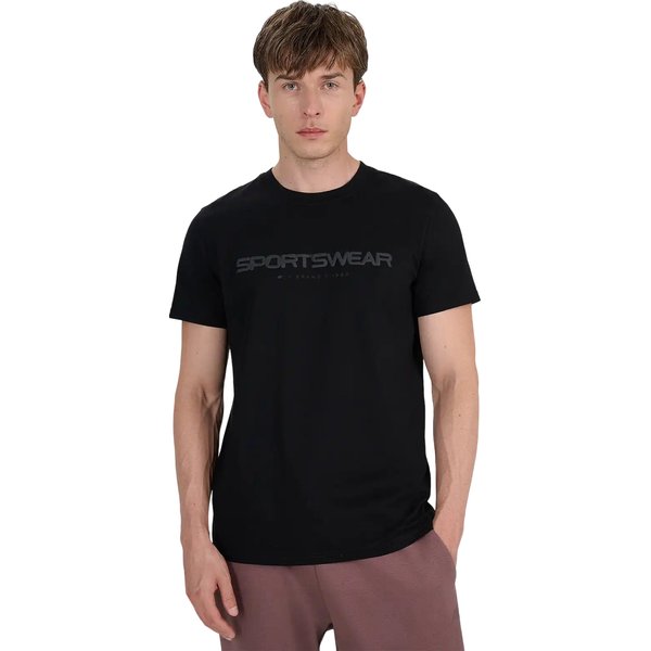 Koszulka męska TTSHM2962 4F - głęboka czerń