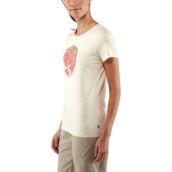 Koszulka damska Arctic Fox Fjallraven - Chalk White