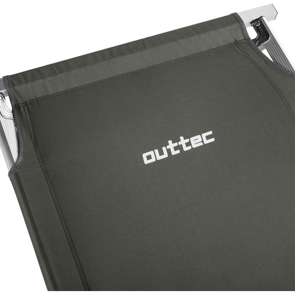 Łóżko turystyczne, polowe Kanadyjka Outtec - grafitowe