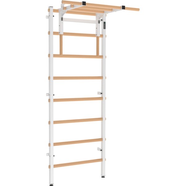 Drabinka gimnastyczna 210x80 cm z drążkiem do ćwiczeń EH-DG06 + DA31 Endorfit - biała