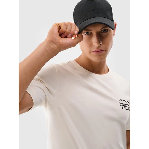 Koszulka męska TTSHM1984 4F - złamana biel