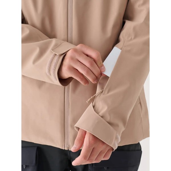 Kurtka narciarska męska TTJAM579 4F - jasny brąz