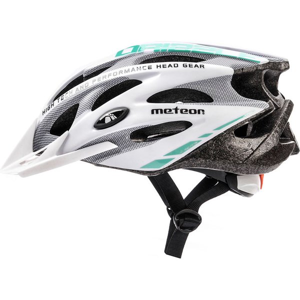 Kask rowerowy MV29 Drizzle Meteor - biało-szaro-miętowy