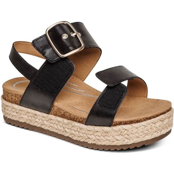 Sandały Vania Wm's Aetrex - Czarny