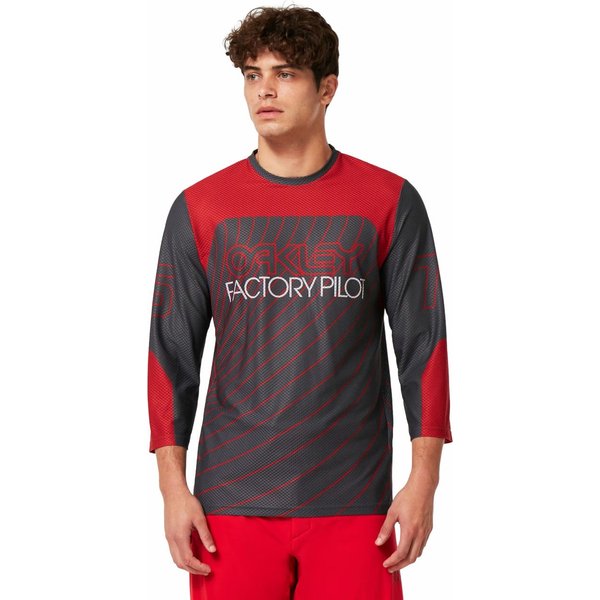 Longsleeve rowerowy męski Seeker '75 Oakley - uniform grey