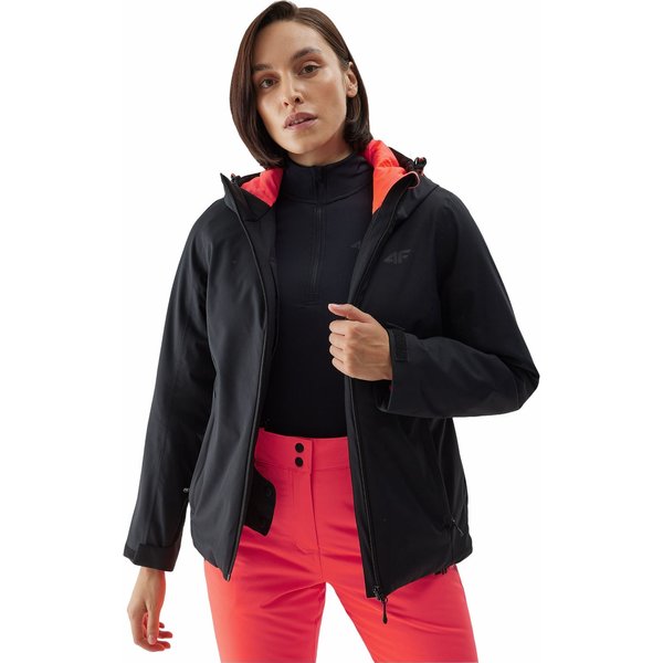 Kurtka narciarska damska 4FAW23TJACF120 4F - czarny