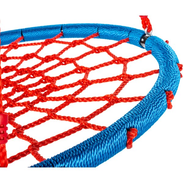 Huśtawka ogrodowa, bocianie gniazdo XXL Net Outtec - blue/red