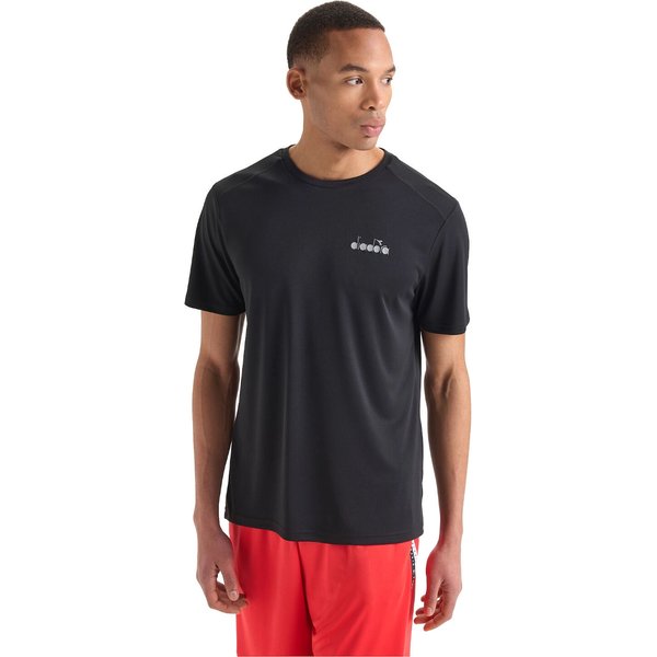 Koszulka męska SS Run Diadora - czarny